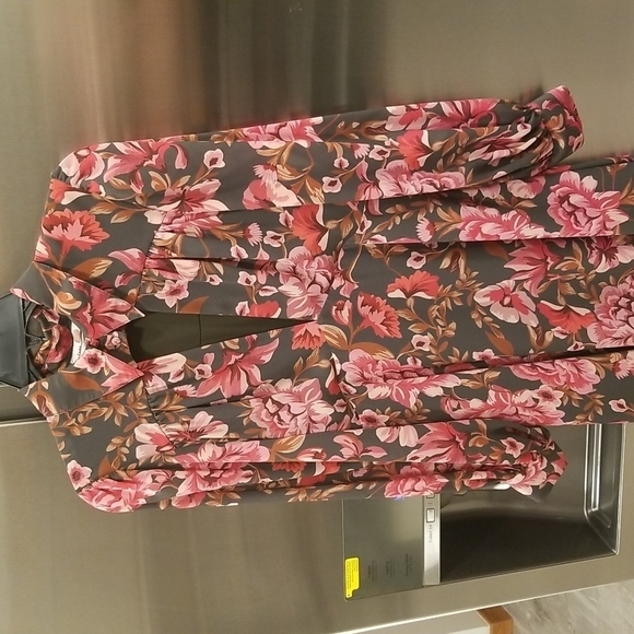 💕FAME & PARTNERS💕 The Capulet Dress ~ Floral Print Maxi Dress Long Sleeve 8 - Picture 11 of 16